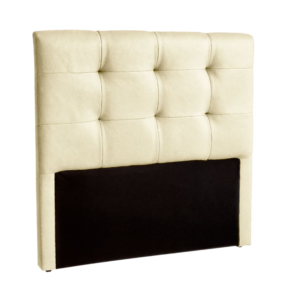 Cabeceira Estofada Casal Alice Nature Material Sintético Begetiza 138x136