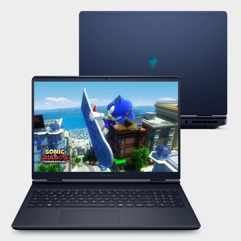 Notebook Gamer Dell Alienware 16 Aurora AC16250 AC16-C7240H-M30 16” WQXGA Intel Core7 16GB 512GBSSD NVIDIA RTX3050 Win11
