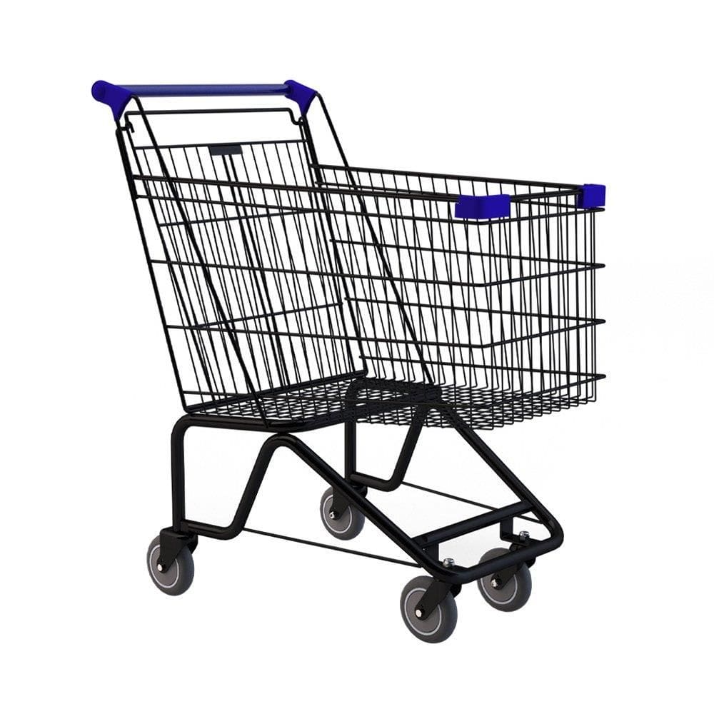 Carrinho Amapá sem Porta Bebê 160 Litros Preto