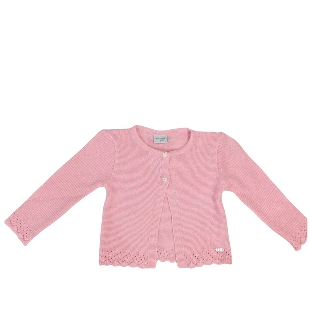 Cardigan infantil fem linho Noruega