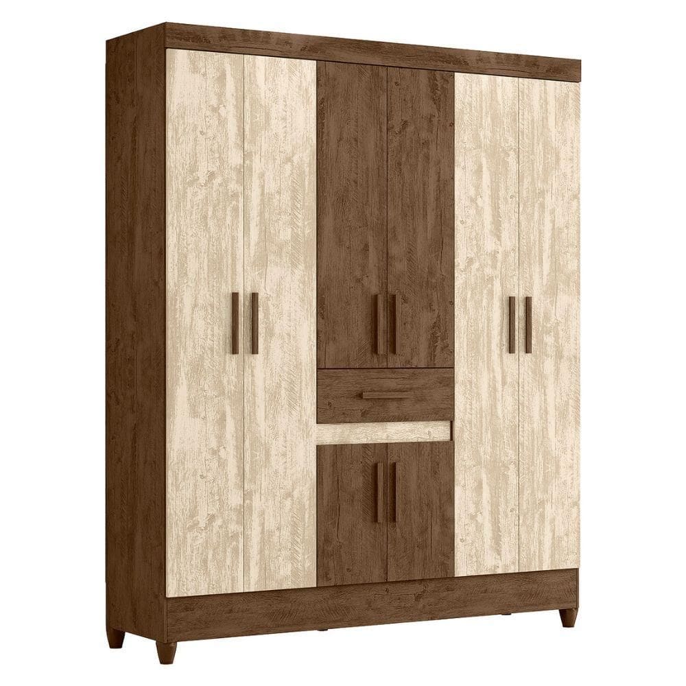 Guarda Roupa Casal 6P 165 cm Portugal Moval
