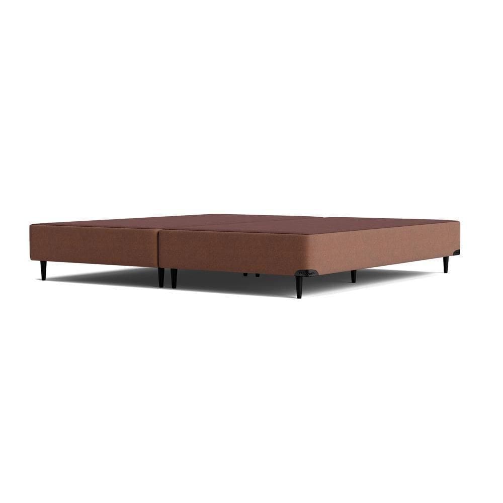 Base Sommier Camurça Bege Queen (158x198x30) - Ortobom