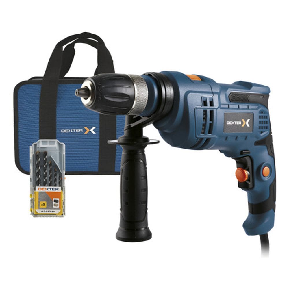Furadeira Impacto Profissional Com Brocas E Bolsa 800w 220v