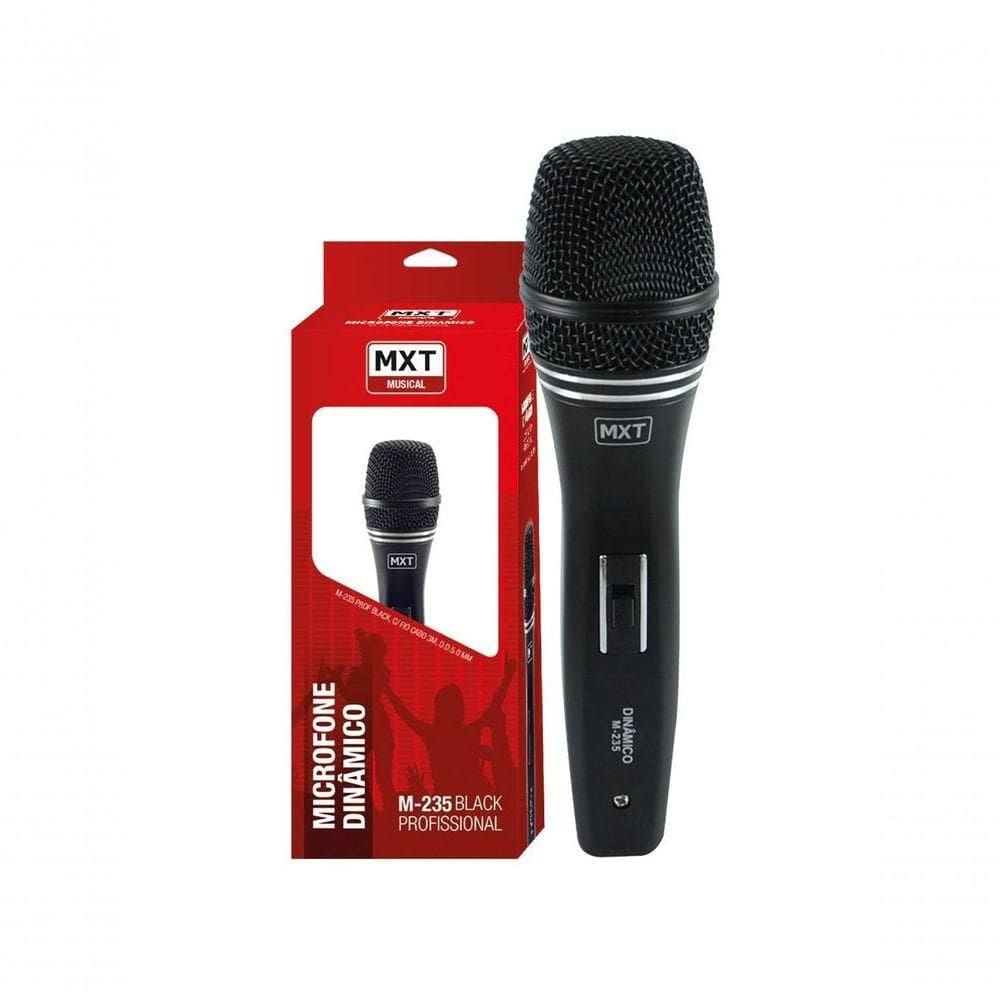 Microfone Dinamico Com Fio M-235 Profissional - Cabo 3...