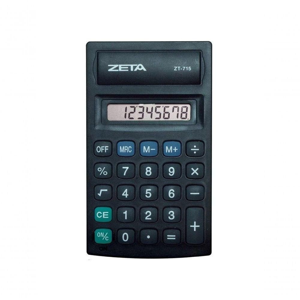 Calculadora Pessoal Zeta Zt715 8 Digitos