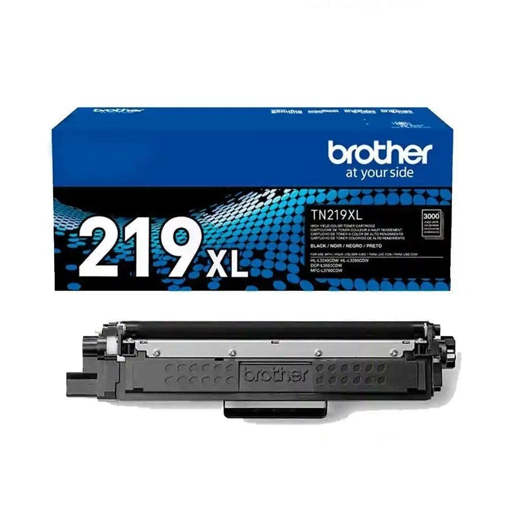 Toner Brother Tn-219xl Bk Tn219xl Preto autêntico Mfc-l3760cdw Hl-l3240cdw Dcp-l3560cdw 3k