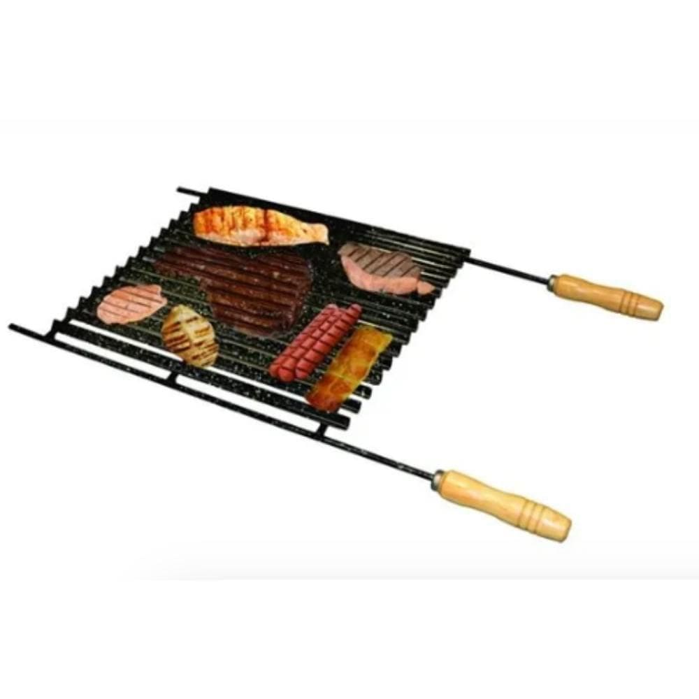 Chapa Progás Grelha Esmaltada 450 X 400 Mm Cozinha Versátil