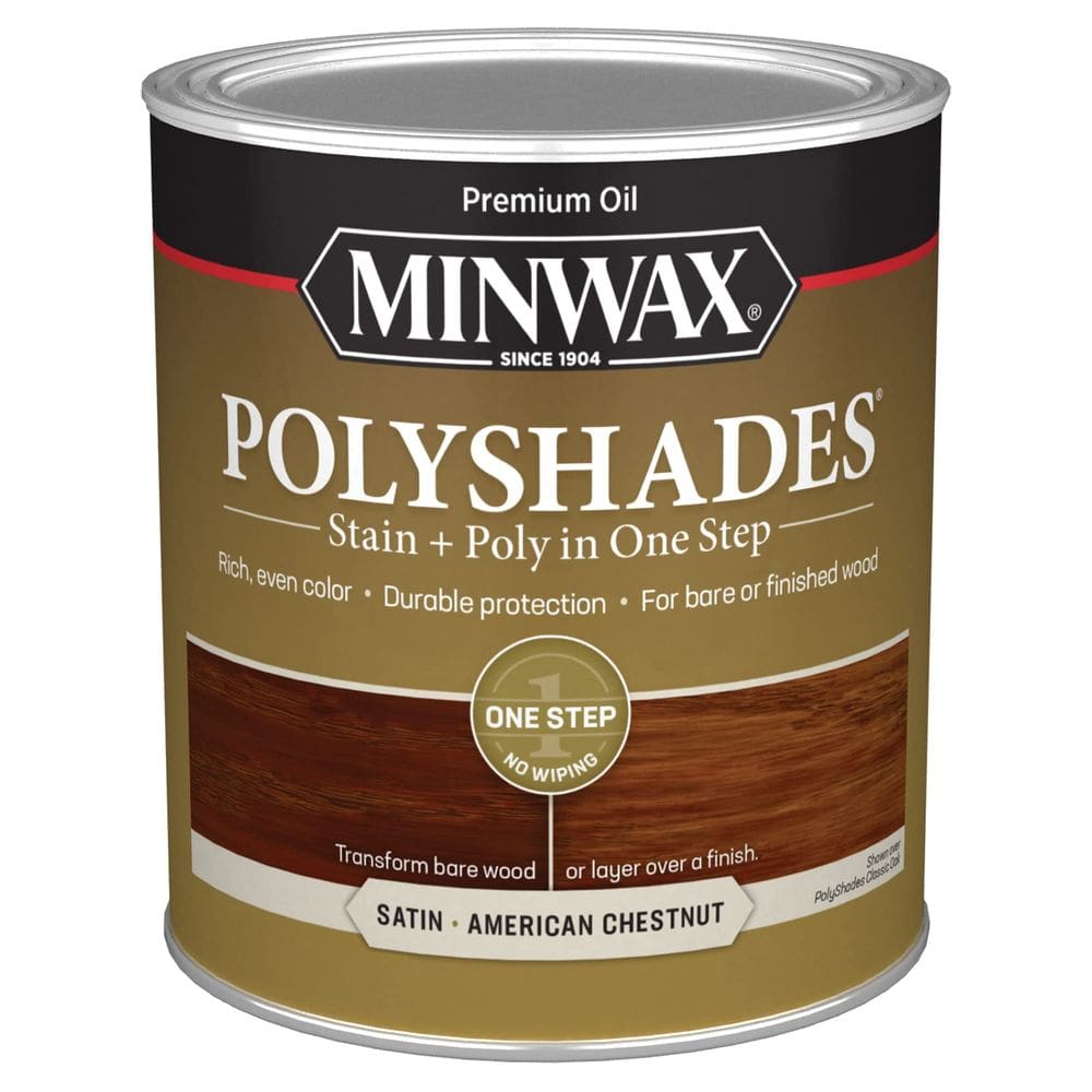 Wood Stain + Acabamento em Poliuretano Minwax PolyShades 946mL