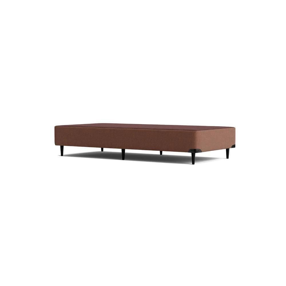 Base Sommier Camurça Bege Solteiro (88x188x30) - Ortobom