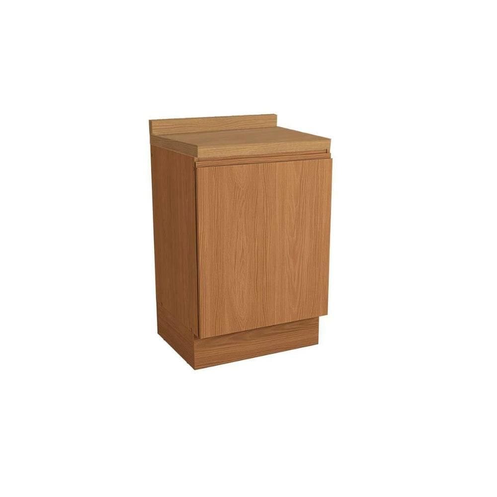 Gabinete de Cozinha Modulado Balcão c/ Tampo Ciela R623 c/ 1 Porta 60cm Canela - Kappesberg