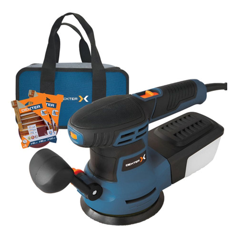 Lixadeira Orbital Profissional Com Lixas E Bolsa 350w 127v
