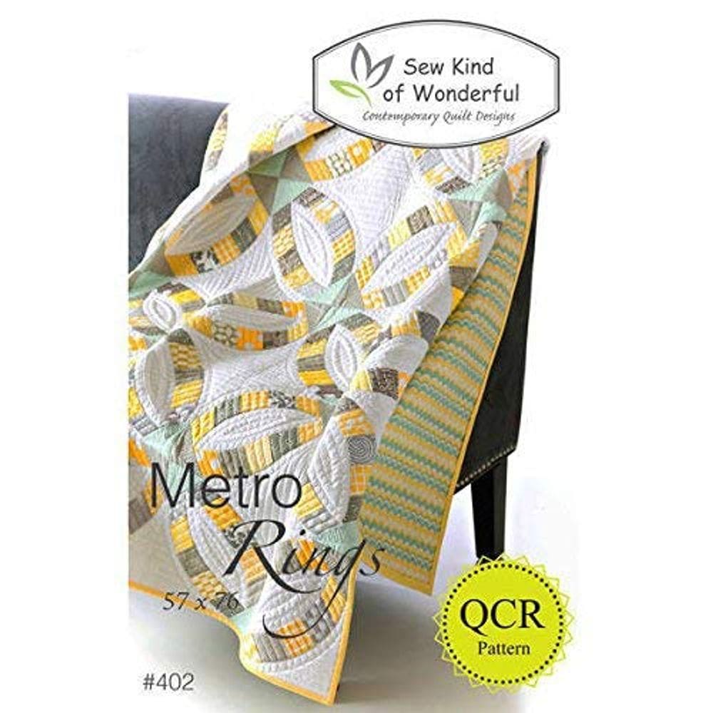 Costure uma espécie de anéis de metrô maravilhosos com régua de curva rápida