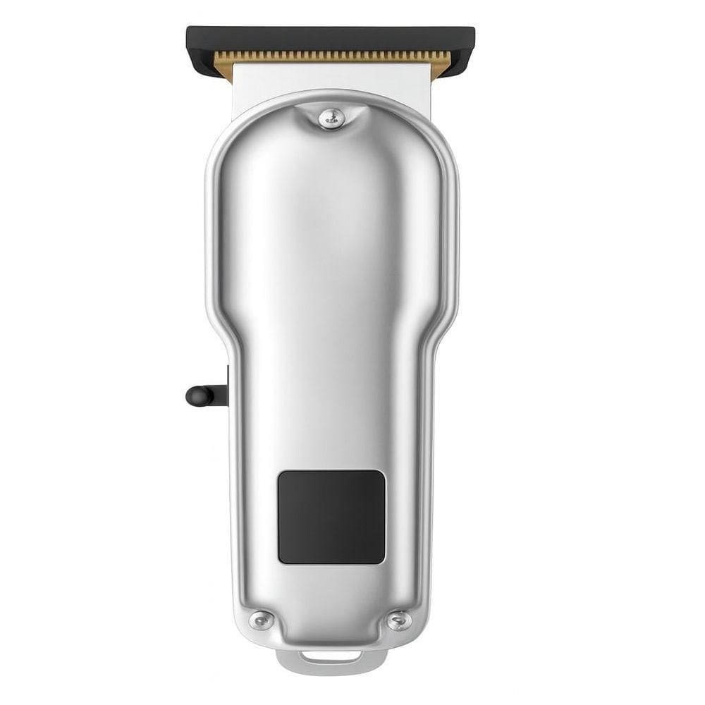 Máquina De Acabamento  Jt-8671 – Lâmina De Precisão, Visor Led E Design Premium Em Metal - Branco