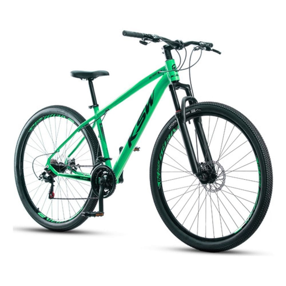 Bicicleta Ksw Xlt 100 Aro 29 24v Shimano Freio Disco Adulto