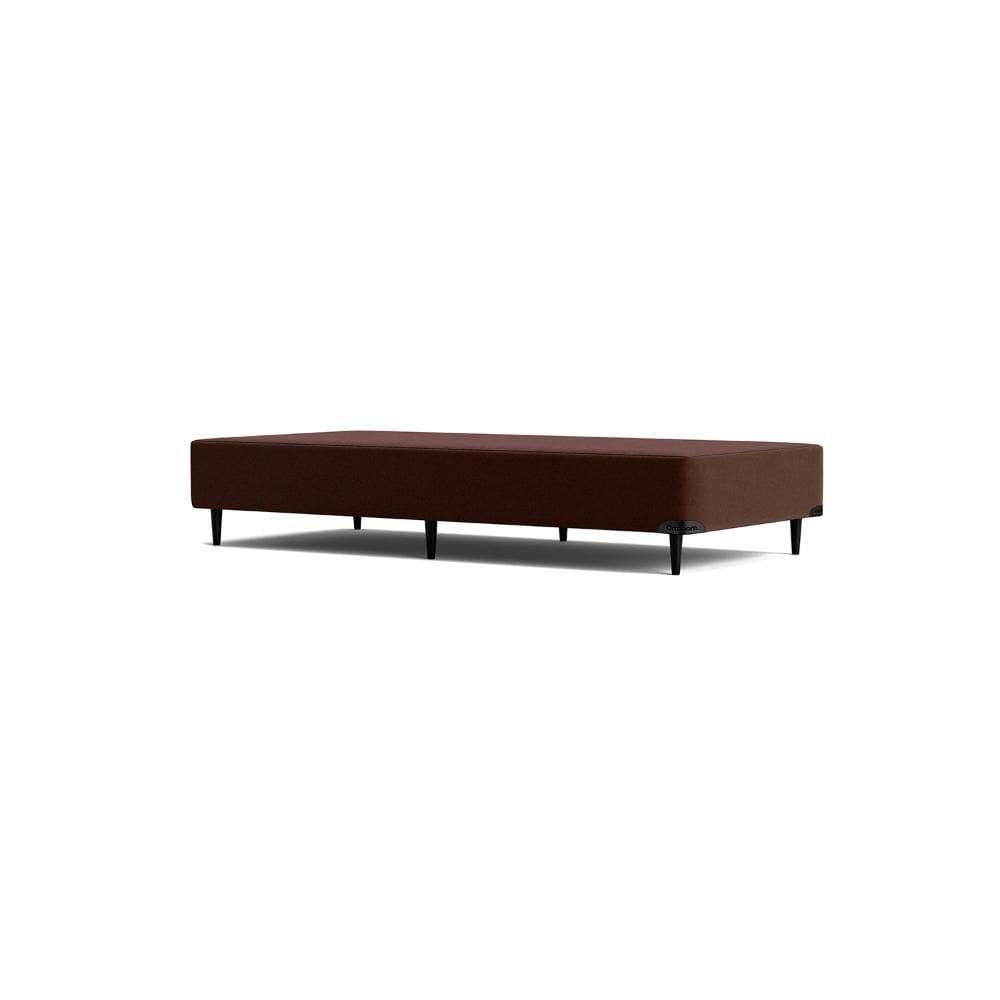 Base Sommier Camurça Marrom Solteiro (88x188x23) - Ortobom