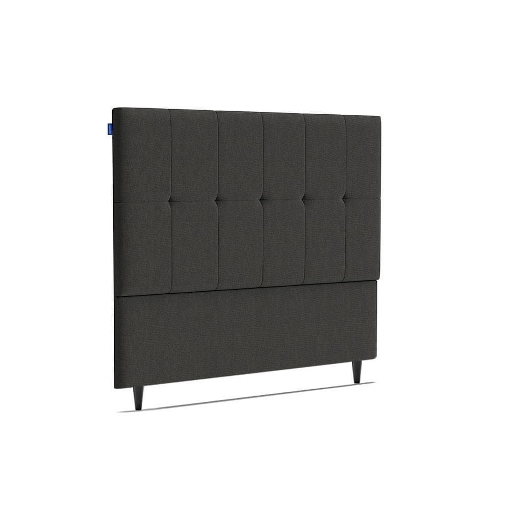 Cabeceira Piave Linho Cinza Casal (8x140x120) - Ortobom