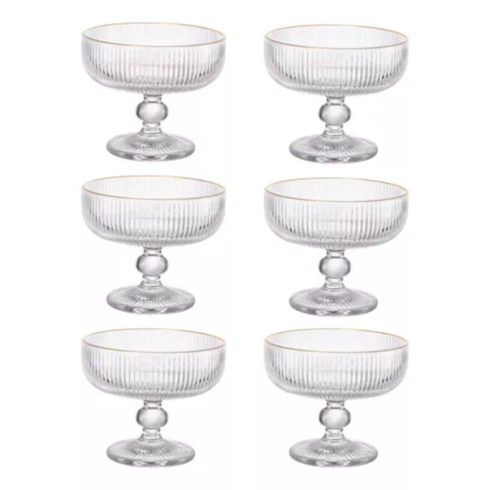 Conjunto De Taças Para Sobremesa 6 Peças TCSB001 Hauskraft