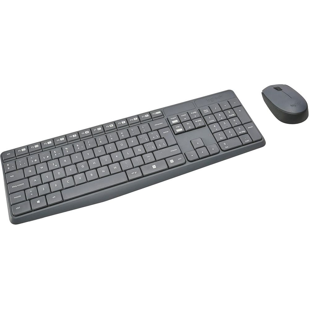 Mouse E Teclado Logitech Mk235 Sem Fio 920-007901 Espanhol