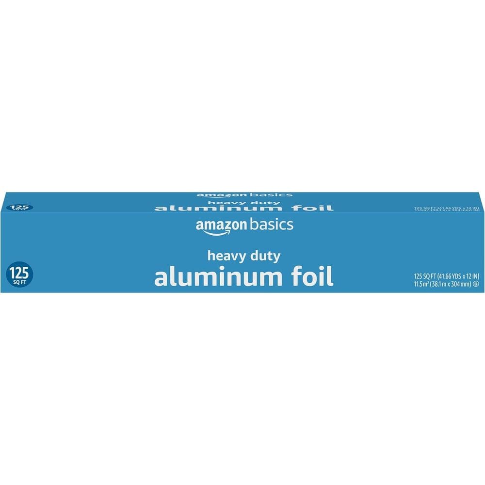Folha de alumínio Amazon Basics 125m² Heavy Duty Pacote com 1