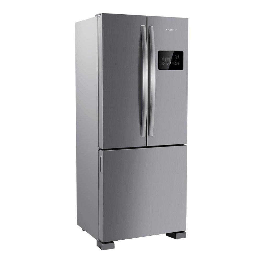 Geladeira/Refrigerador 3 Portas Brastemp 554L BRO85 | Frost Free, Inverse, Inox