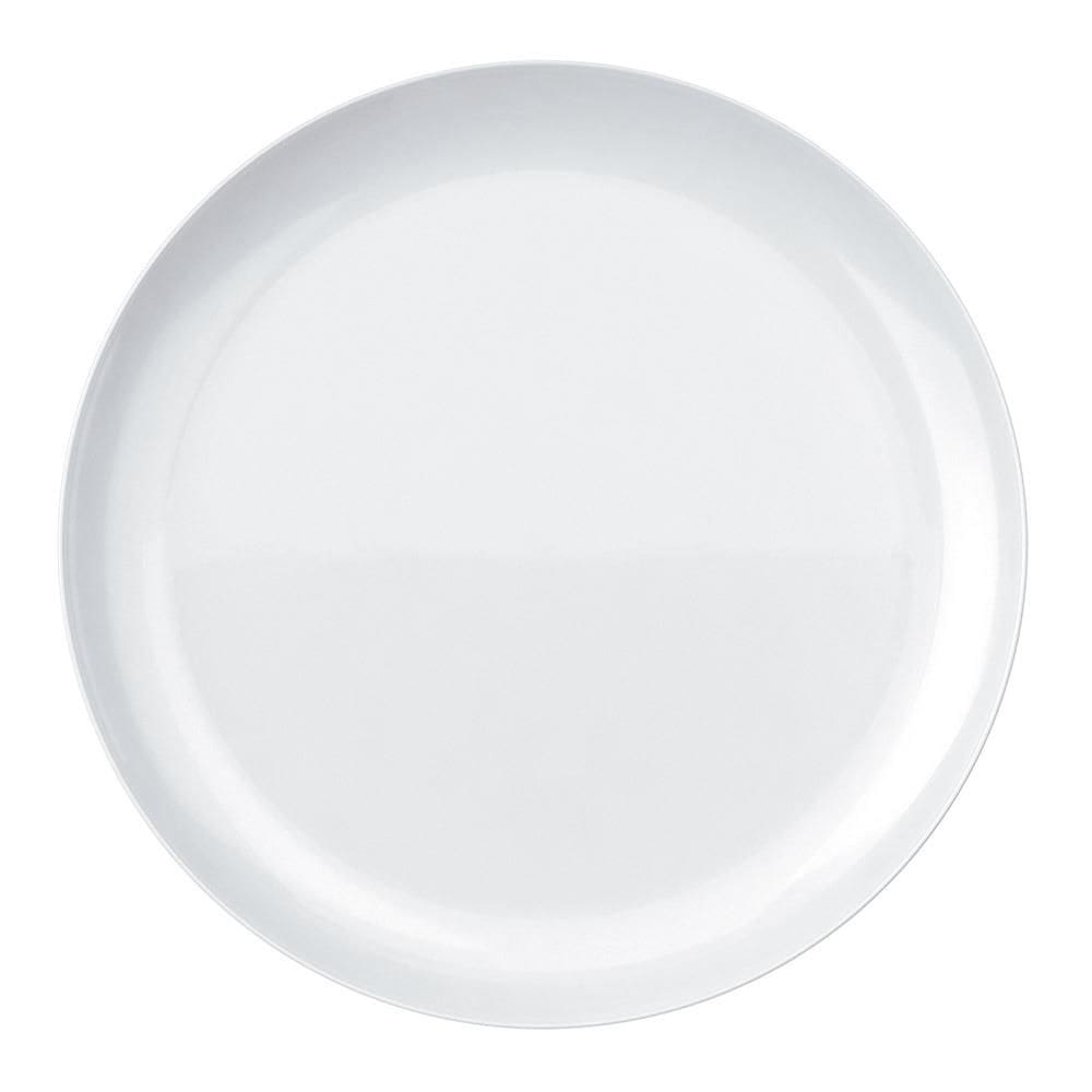 Conjunto de Pratos Rasos Nadir Vidro Branco Opaline Blanc 12 peças