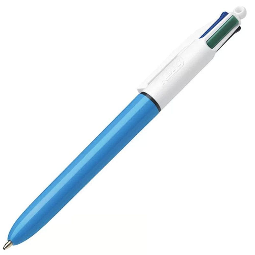 Caneta esfer retrátil 1.0mm 4 cores Bic