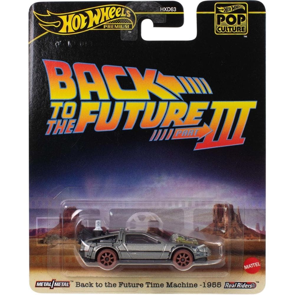 Carrinho - Back to the Future 3 Hot Wheels MATTEL
