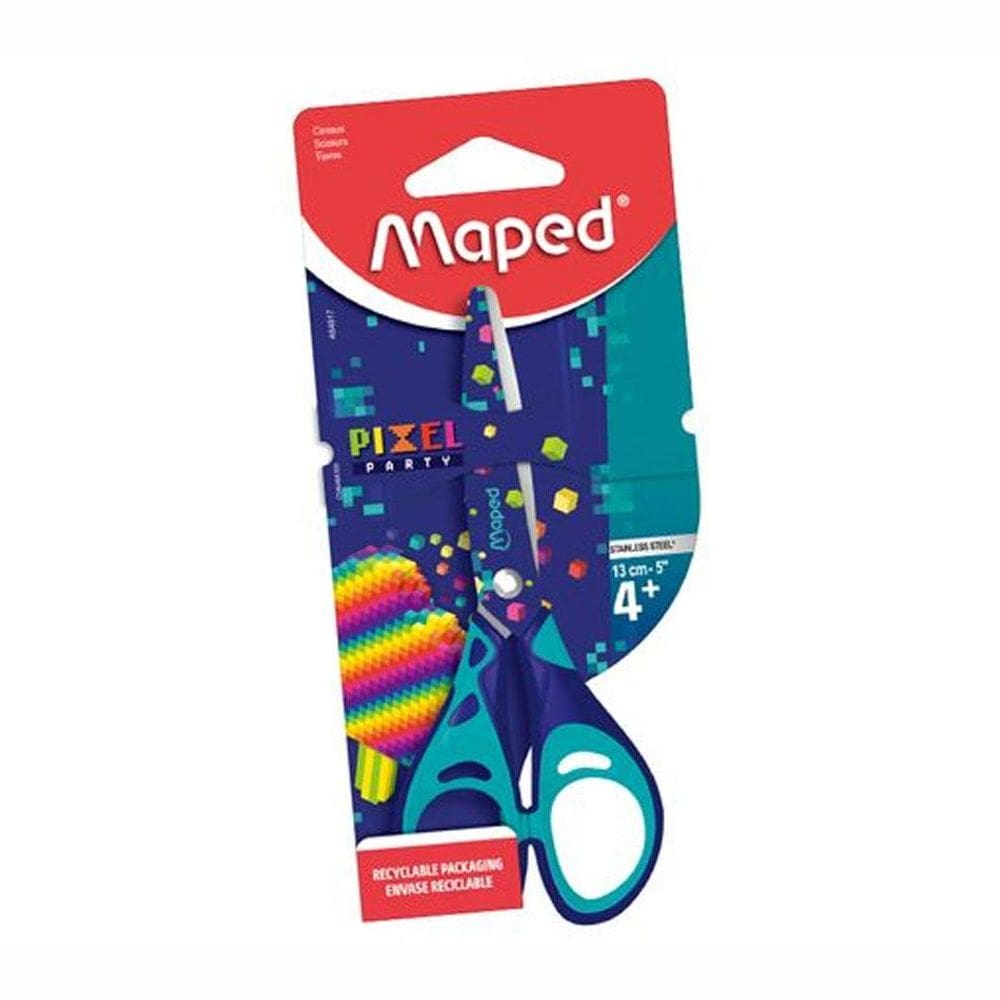 Tesoura escolar Pixel Party 13cm 464917 - Maped