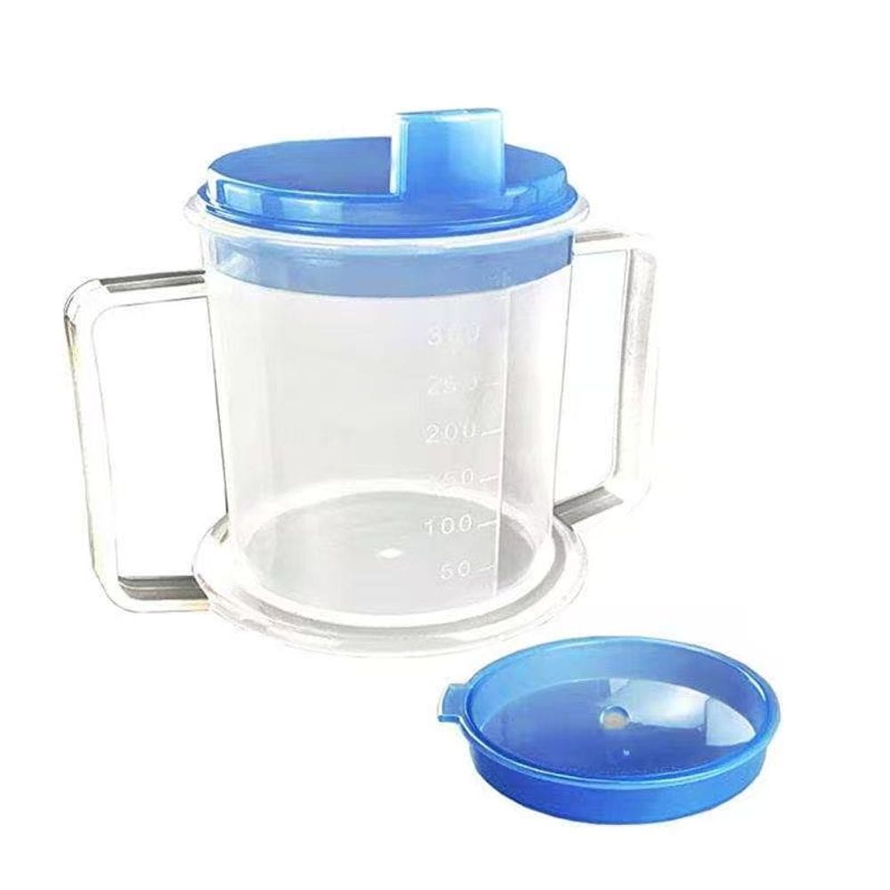 Copo com canudinho para idosos, à prova de derramamento, 1 unidade