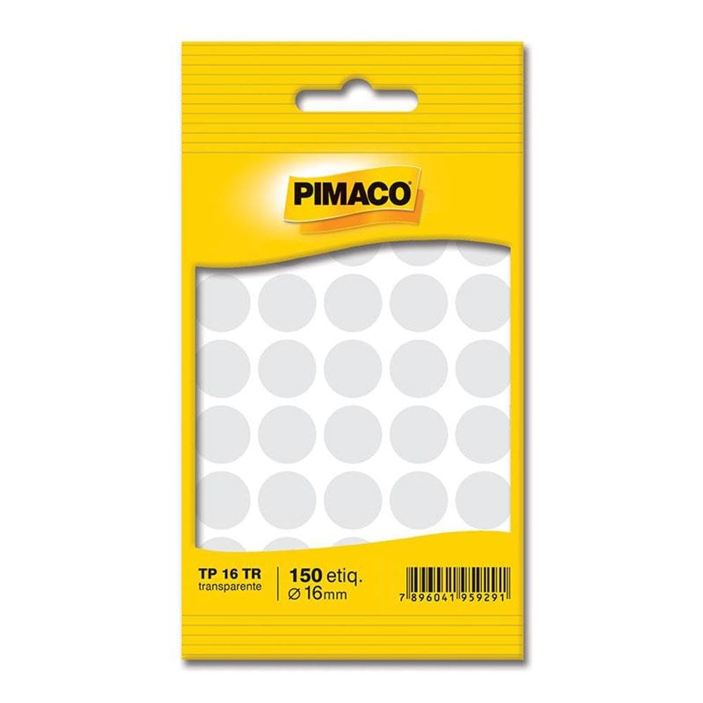 Etiqueta adesiva TP16 transparente Pimaco