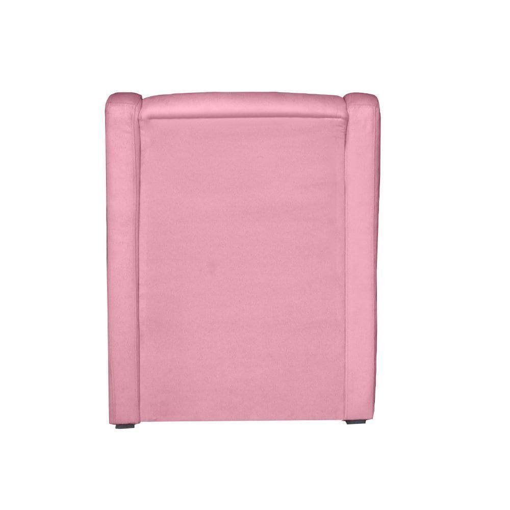 Poltrona Para Amamentação e Descanso Glamour Com Puff e Almofada Confortavel rosê