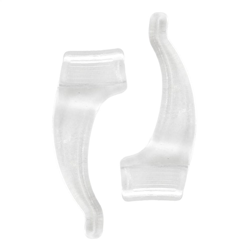 3 Pares Prendedor Silicone De Óculos Hastes Transparente