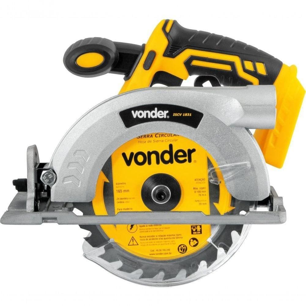 Serra Circular Intercambiáv 18v 165mm S- Bat S- Carr Vonder