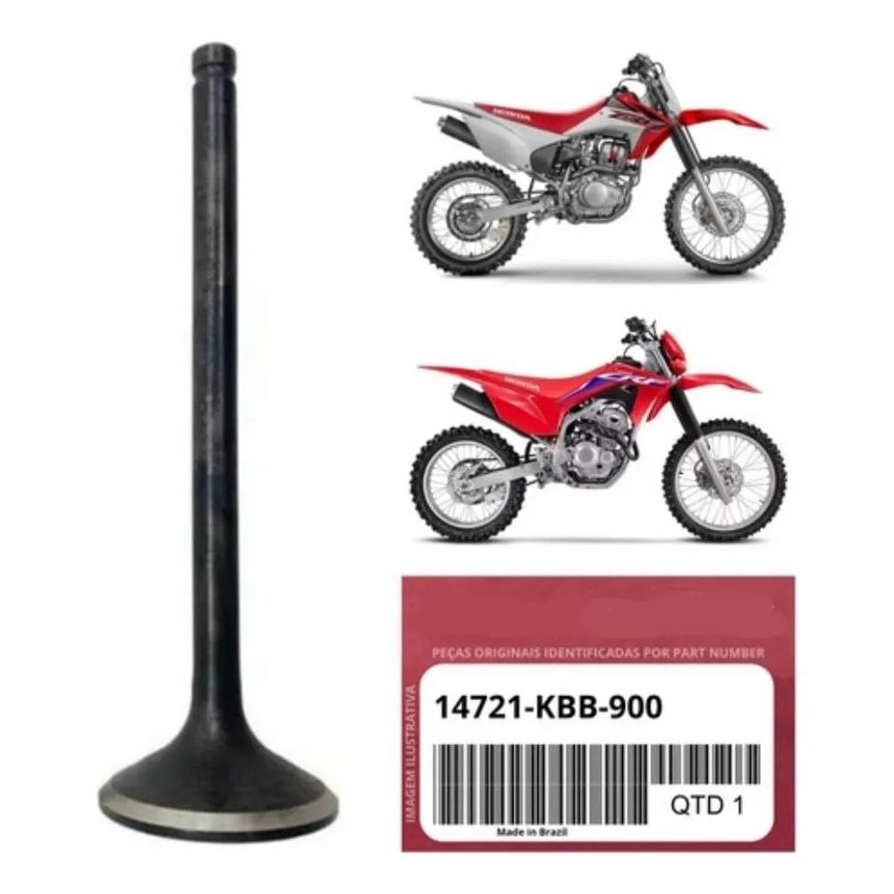 Honda CBX 200 Válvula De Escape Genuíno 14721KBB900