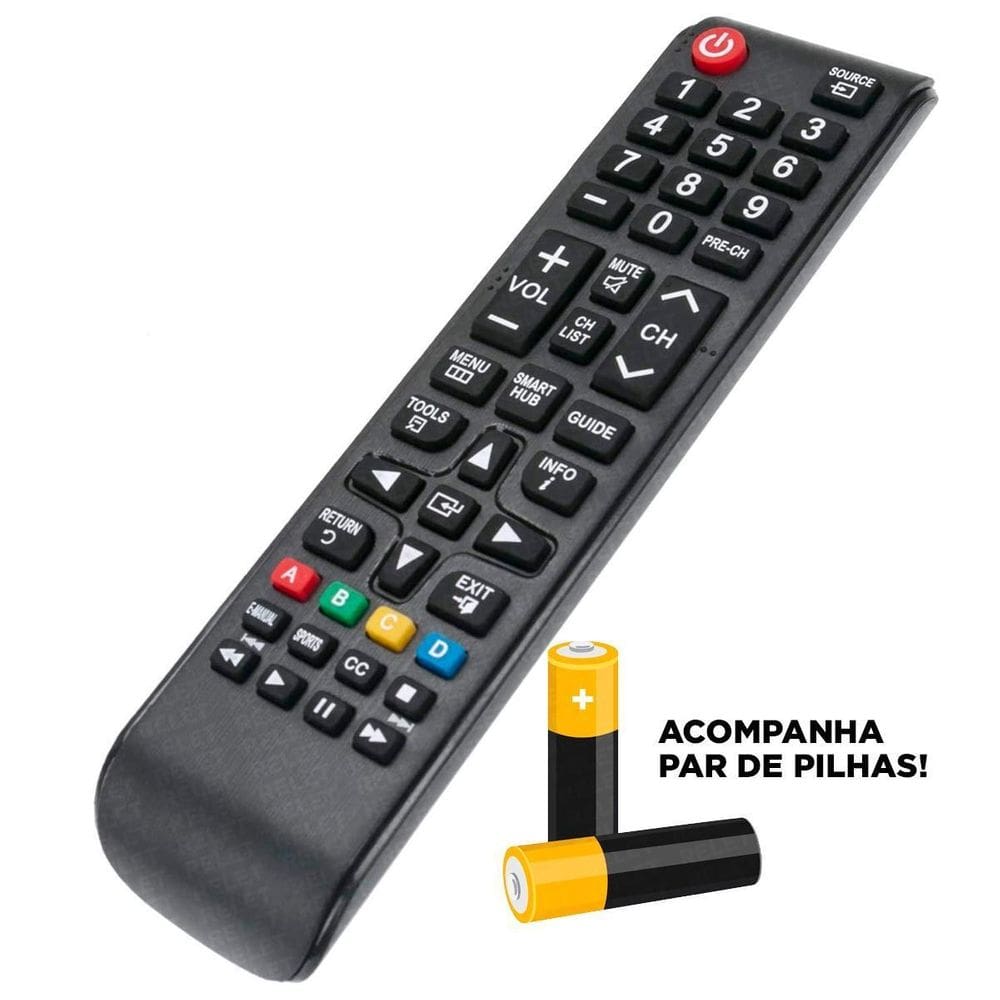 Controle Remoto Compatível Tv Samsung Smart C Futebol
