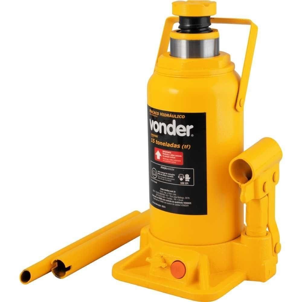 Macaco Hidráulico Garrafa 15 Toneladas 1 Estágio Vonder
