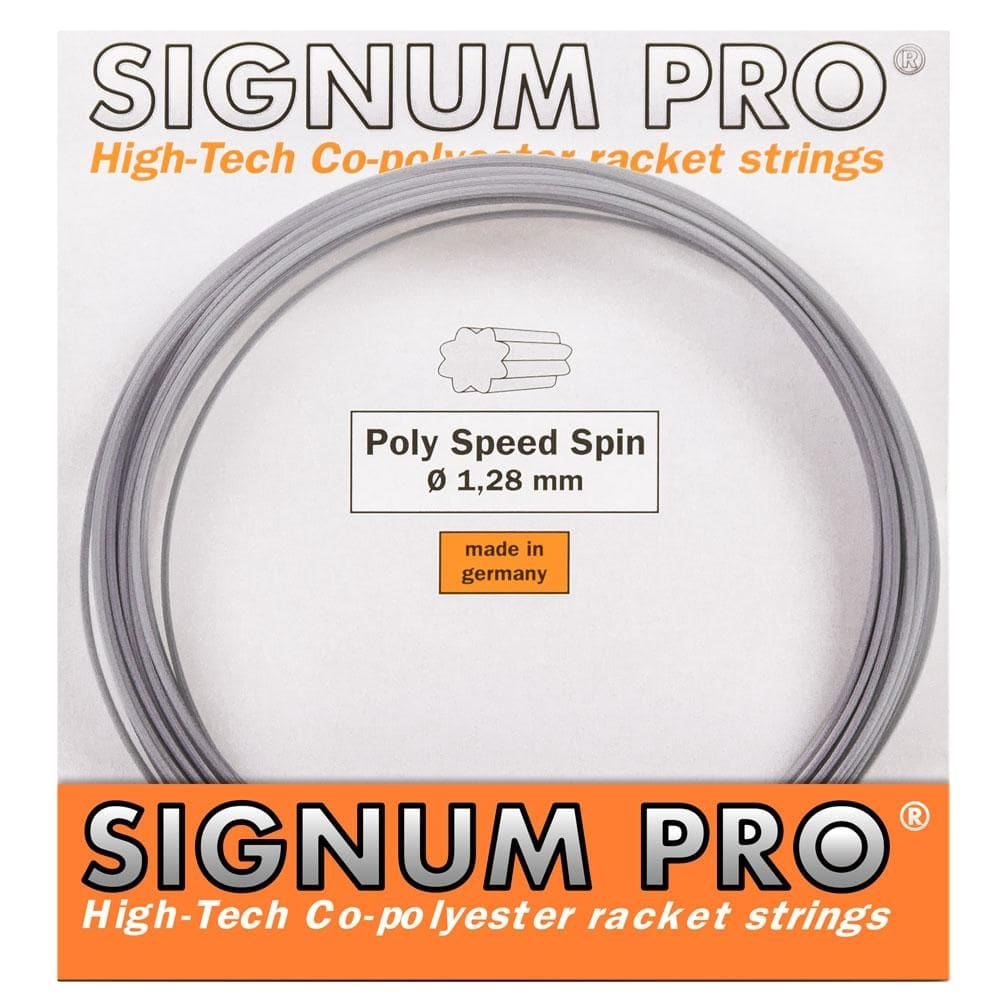 Corda Signum Pro Poly Speed Spin 1.28mm Cinza - Set Individual