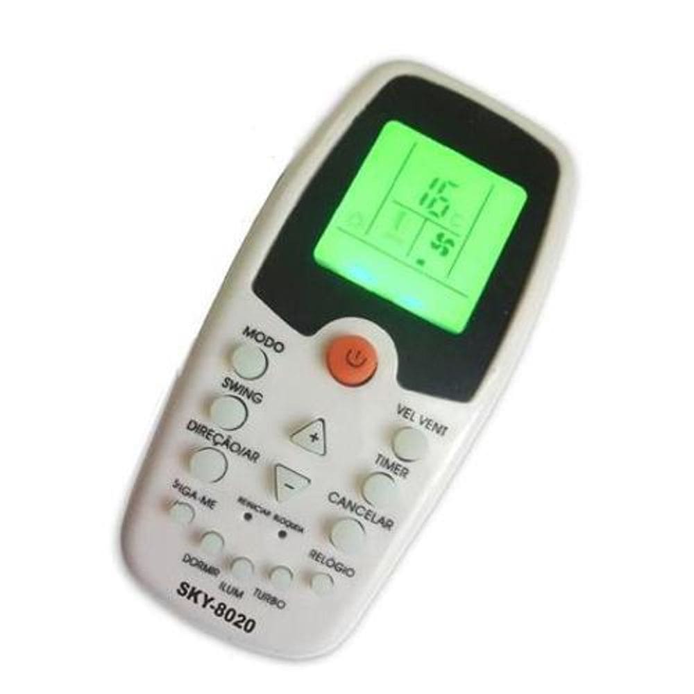 Controle Remoto Ar Komeco Kos-12Qcg2P Kos-18Fcg2P Compatível