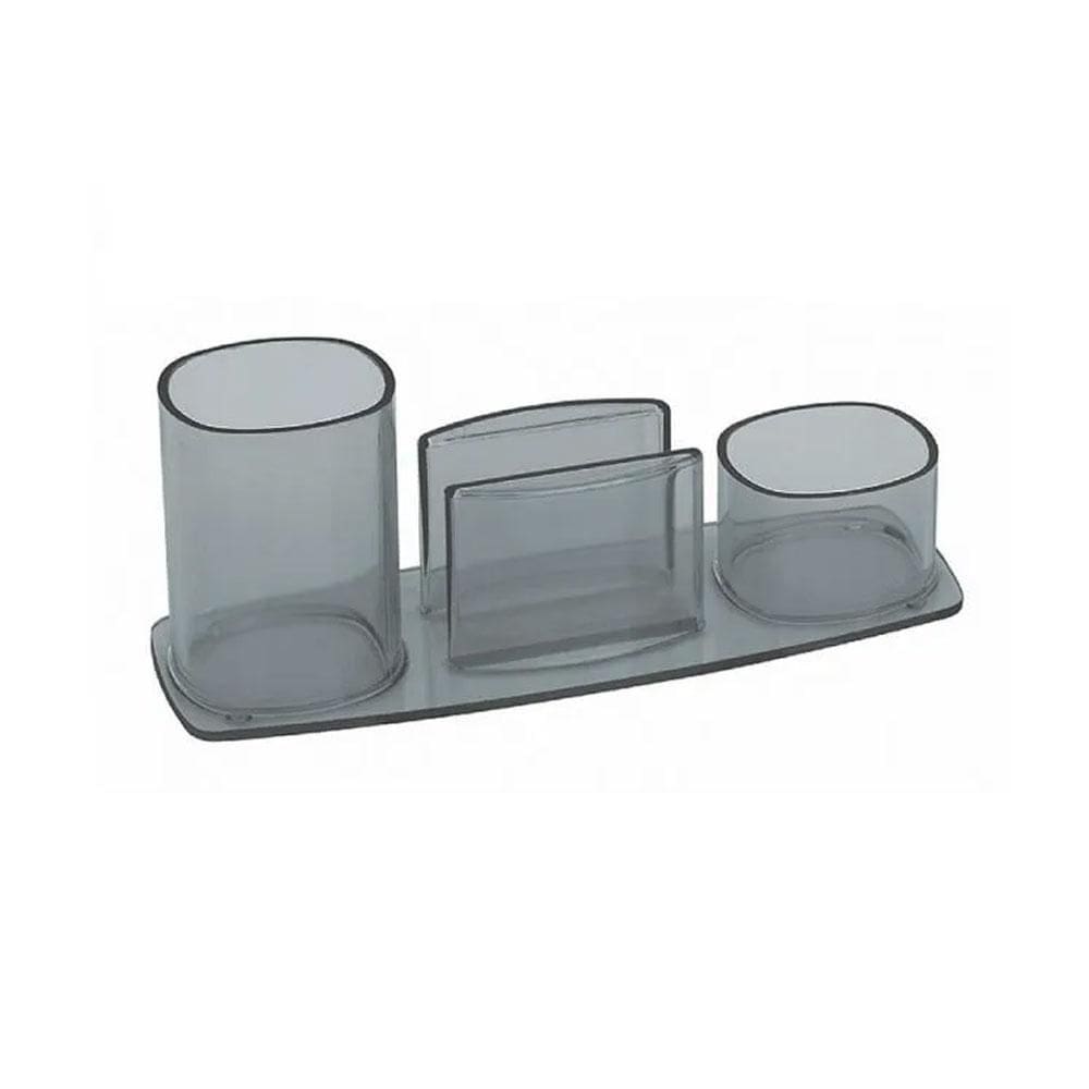Porta lembrete/lápis/clips Fumê - 742.1 Super X - Acrimet