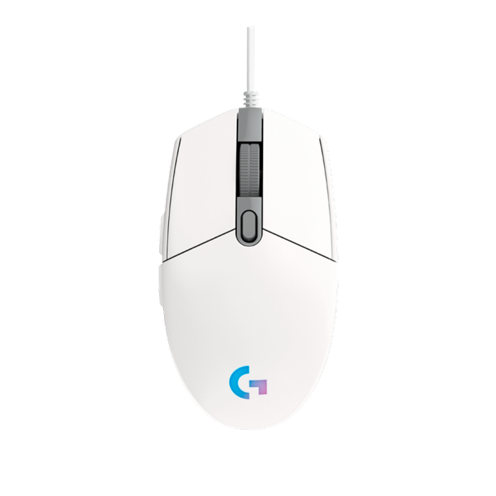 Mouse Gamer Logitech G203 Lightsync Rgb Usb Branco