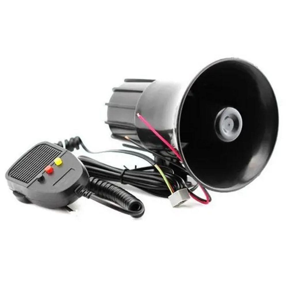 Megafone Automotivo BTR 30W com Sons de Animais – 3 Modos 150dB