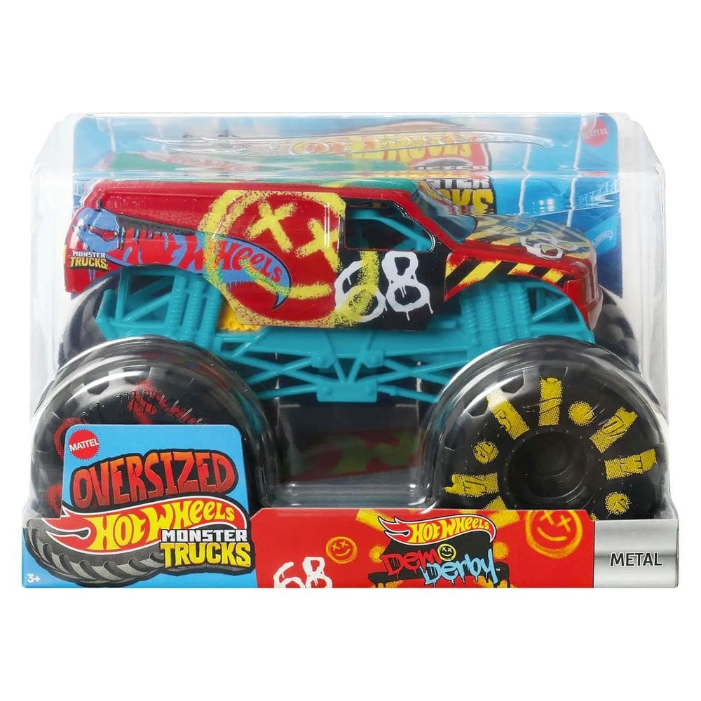 Carro - Monster Truck Demo Derby Metal MATTEL