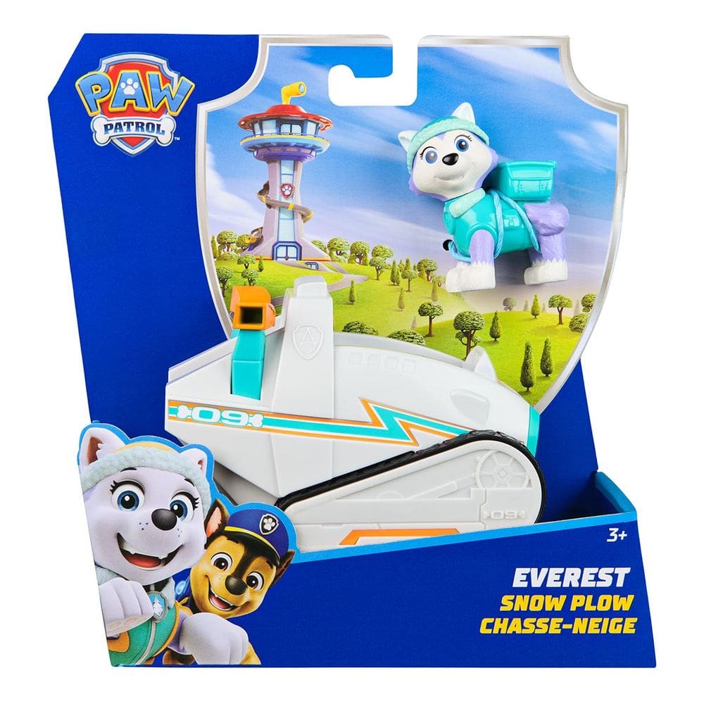 Patrulha Canina - Boneco De 6Cm E Veículo - Everest