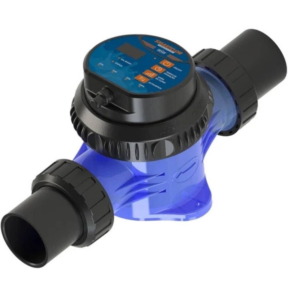Gerador de Cloro 10 g/h Piscinas até 48.000 Litros Bivolt SmartClor 10 DANCOR