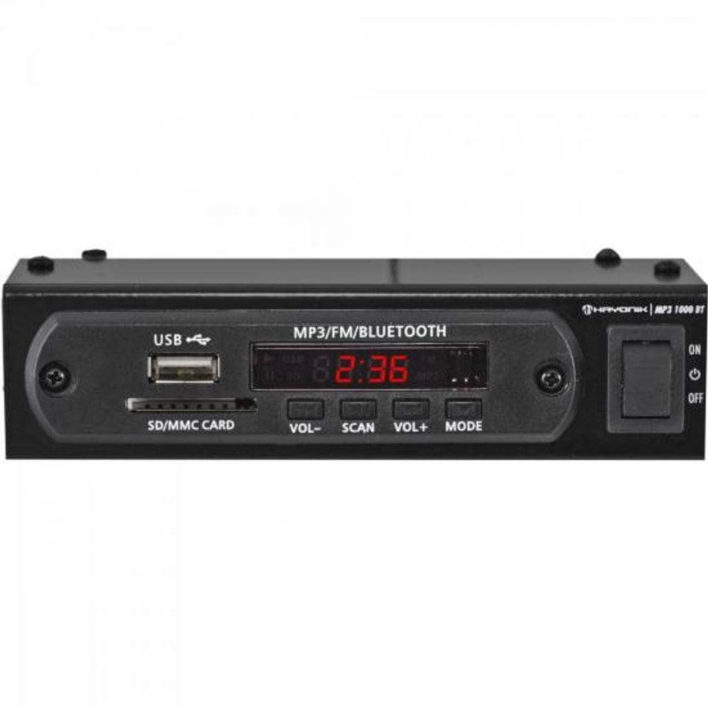 Pré Amplificador Hayonik MP3 1000BT C/ FM/USB/MP3/Bluetooth