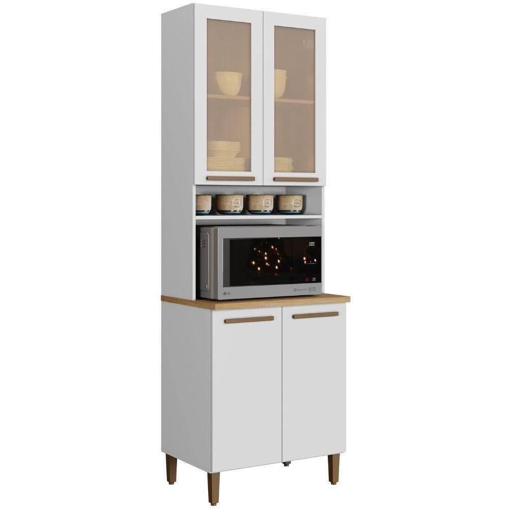 Paneleiro Premium 4 Portas Branco Arte Móveis
