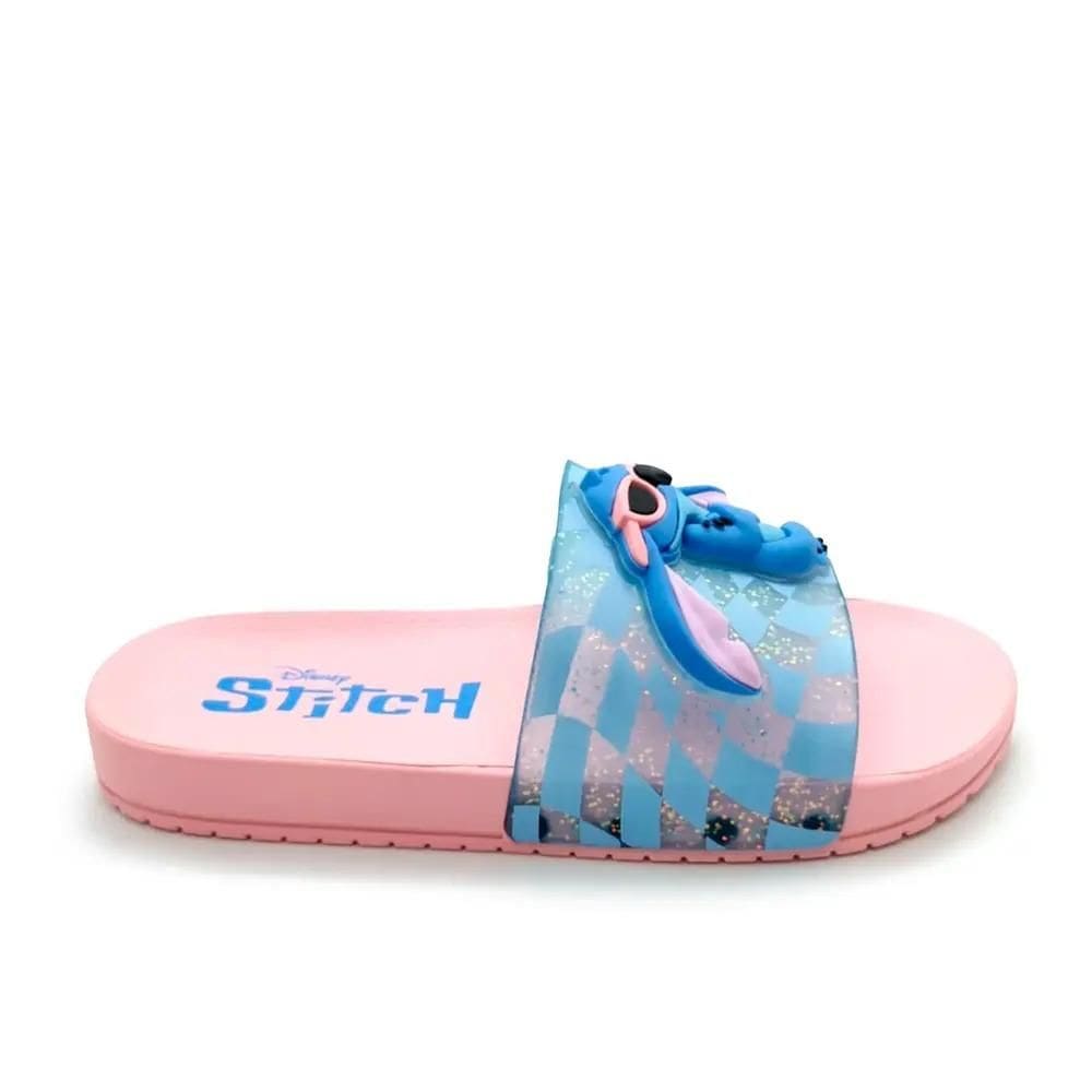 Chinelo Slide Stitch Infantil Menina Grendene Disney Mania Plus 23285