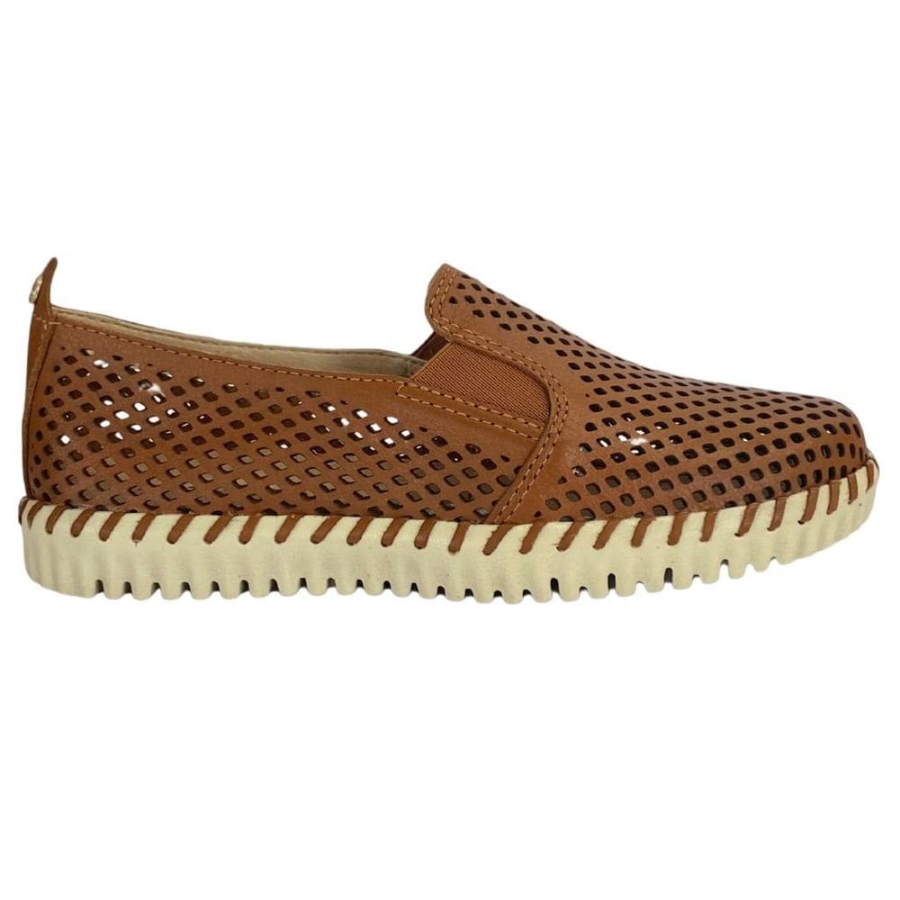 Tênis Bottero 374106 Feminino Caramelo casual