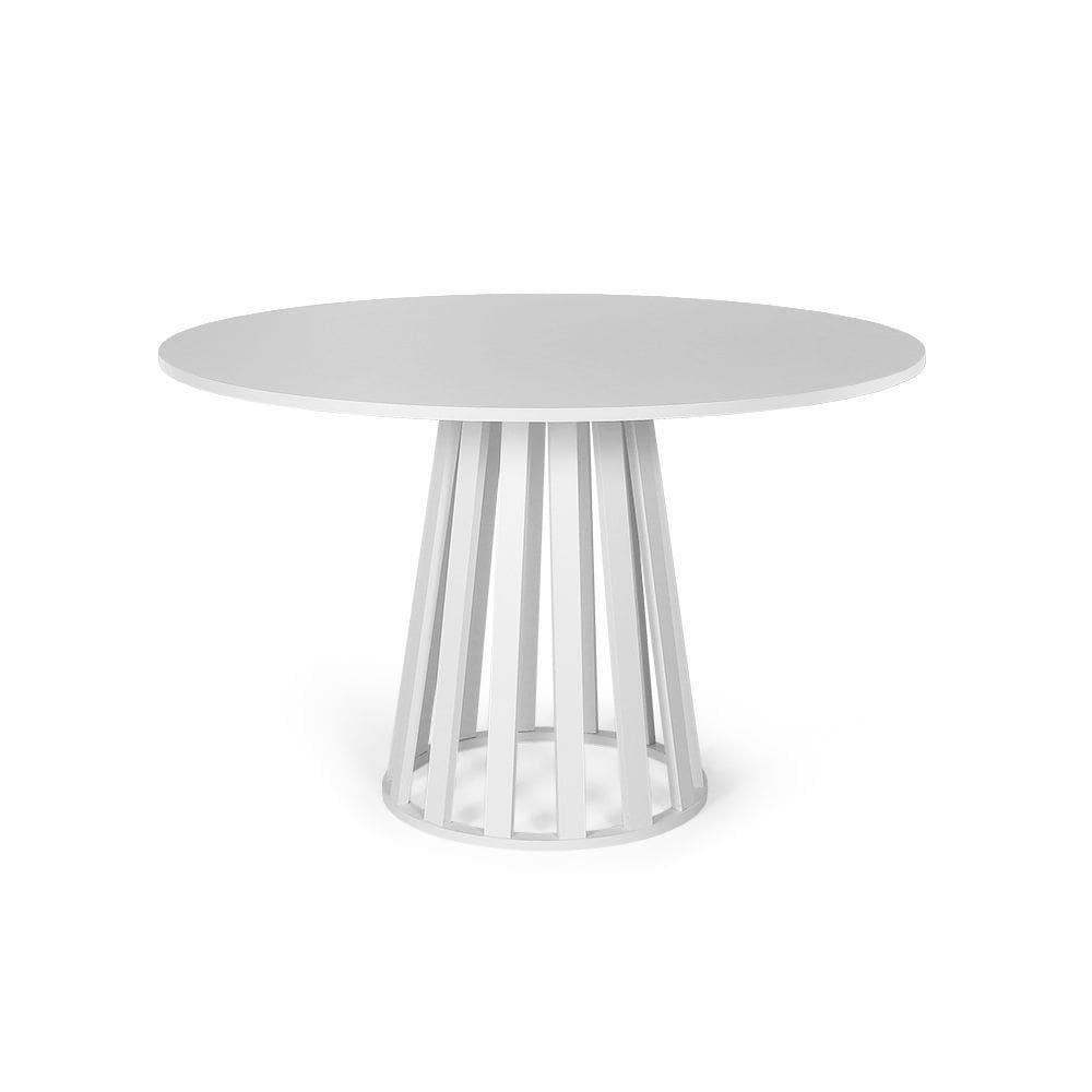 Mesa de Jantar Redonda 4 Lugares 90cm em MDF Gabi - Straub Web