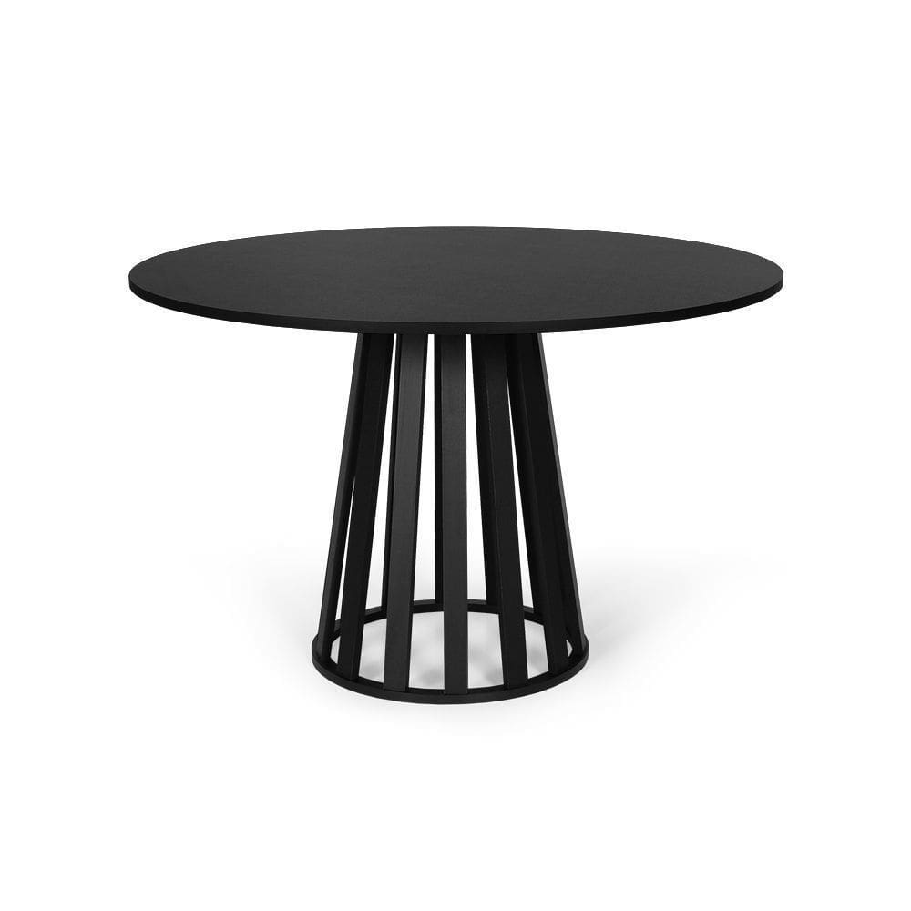 Mesa de Jantar Redonda 4 Lugares 90cm em MDF Gabi - Straub Web